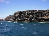 Galapagos 2-1-02 North Seymour Coast We started our day with a dry landing on North Seymour, a very small uplifted (as opposed to volcanic) island just north of Baltra.